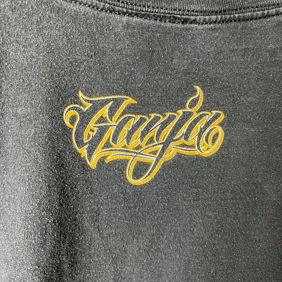 ODM Lion Graphic Tee T Shirt Vintage Y2K Large L Black Graphic - Picture 6 of 16